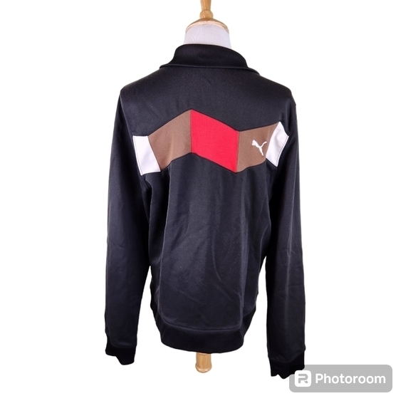 PUMA Designer Streetwear Track Jacket Full Zip Men's Outerwear, sz XL - Picture 2 of 9